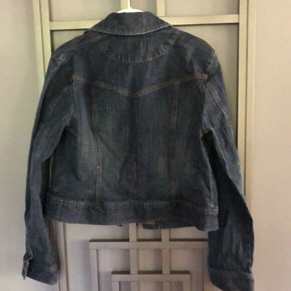 Anne Taylor Loft Cropped denim jacket. Size S - Picture 4 of 7